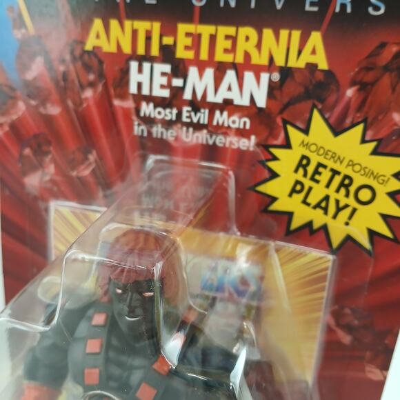 Masters of the Universe He-Man & Anti-Eternia He-Man Figures Retro Play 2021 - Picture 3 of 16